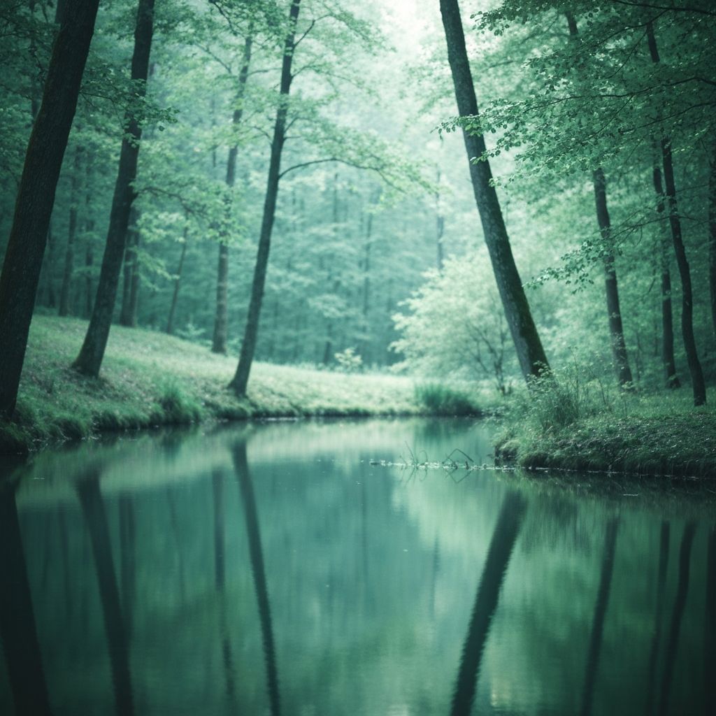 Peaceful natural landscape